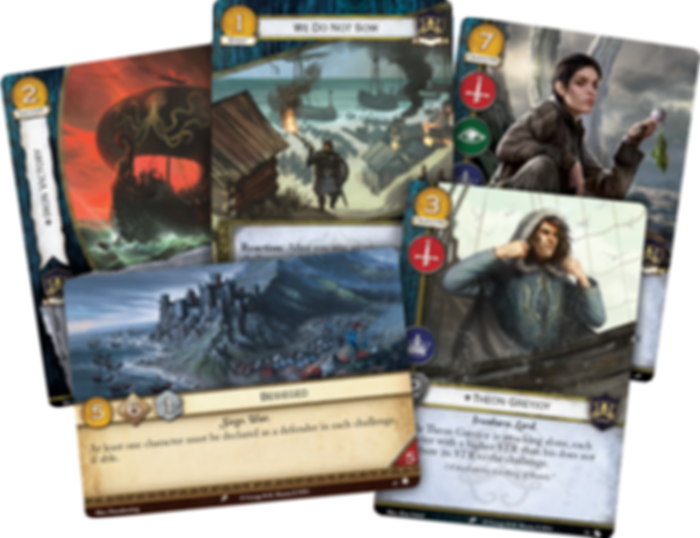 Juego de tronos: El juego de cartas (Segunda edición) – Mazo introductorio de la Casa Greyjoy cartas