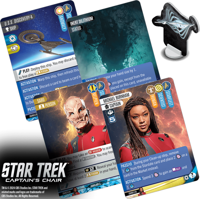 Star Trek: Captain's Chair cartes