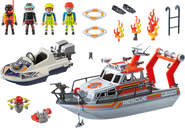 Playmobil® City Action Fire Rescue with Personal Watercraft components