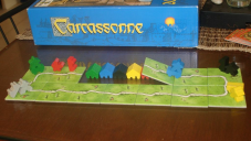Carcassonne: Abbey & Mayor components