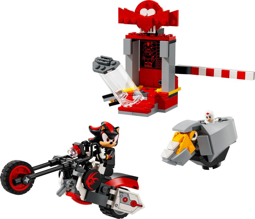 LEGO® Sonic The Hedgehog Huida de Shadow the Hedgehog partes