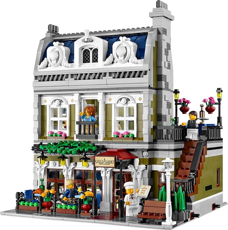 LEGO® Icons Pariser Restaurant komponenten