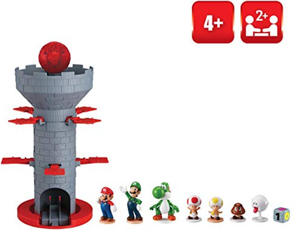 Super Mario Blow Up Shaky Tower components