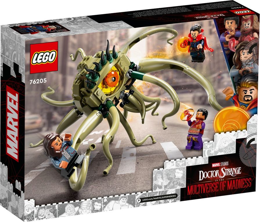 LEGO® Marvel Desafío de Gargantos parte posterior de la caja