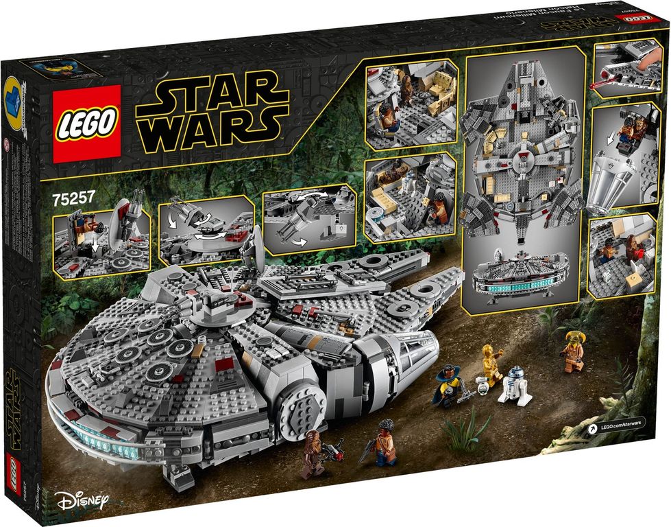 LEGO® Star Wars Millennium Falcon™ back of the box