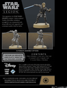 Star Wars: Legion – Anakin Skywalker Commander Expansion parte posterior de la caja