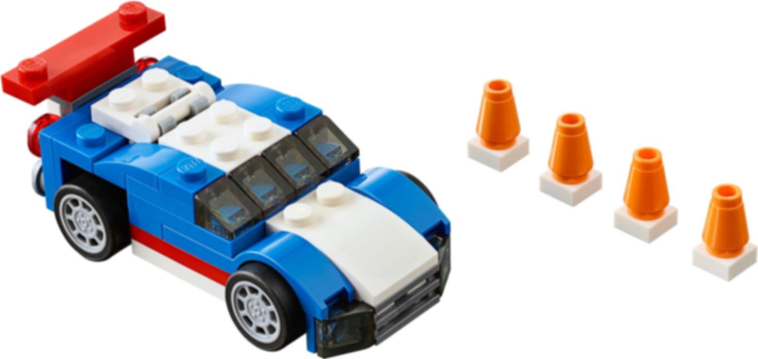 LEGO® Creator Blue Racer components