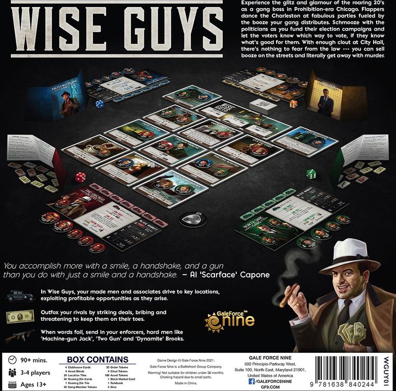 Wise Guys back of the box