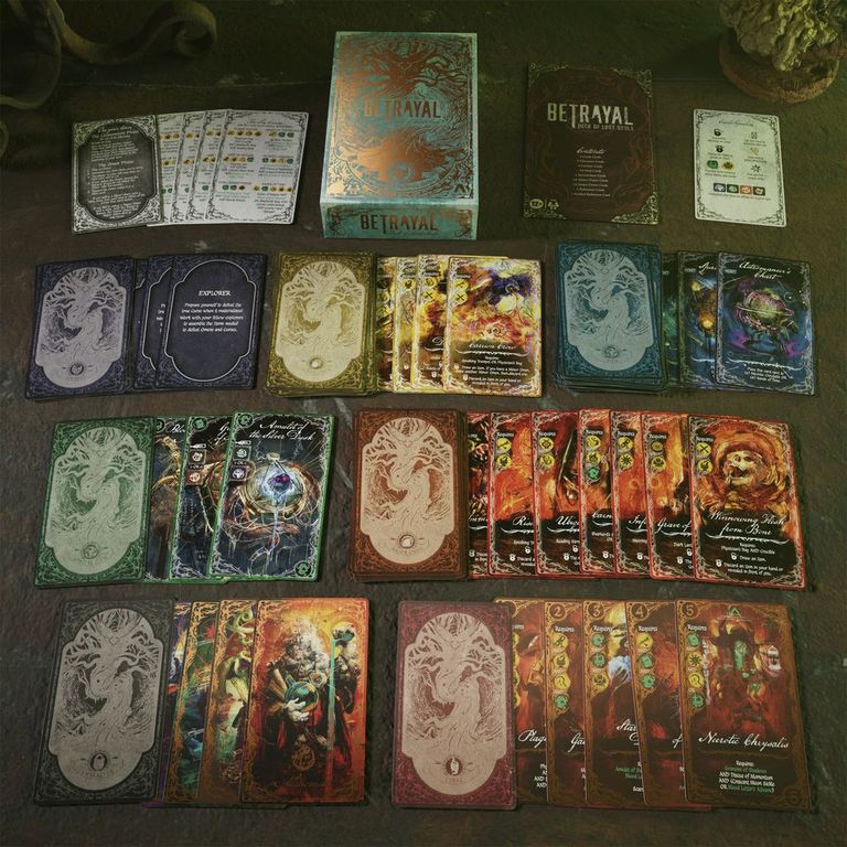 Betrayal: Deck of Lost Souls cartes