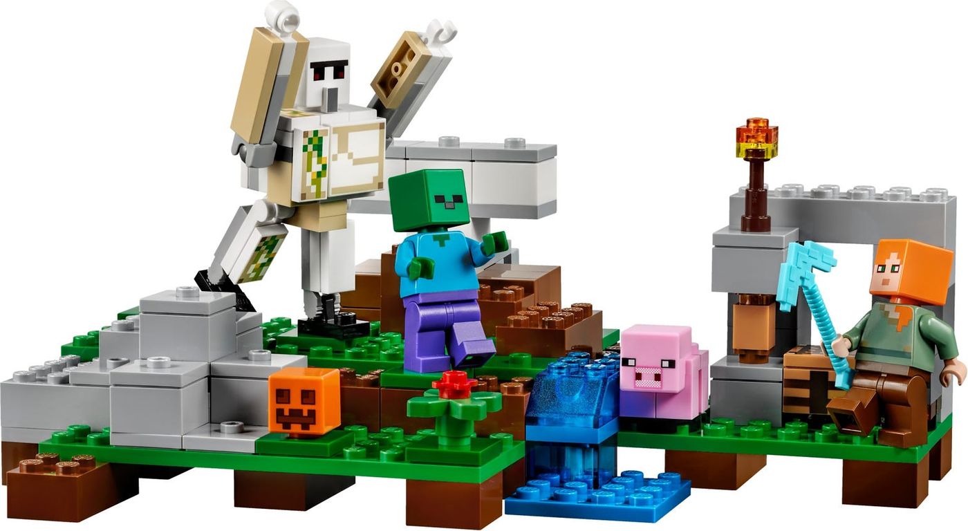 LEGO® Minecraft Der Eisengolem spielablauf