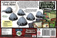 Shadows of Brimstone: Flesh Mites Enemy Pack back of the box