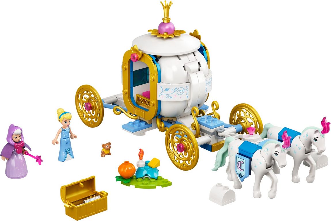 LEGO® Disney Cinderella’s Royal Carriage components