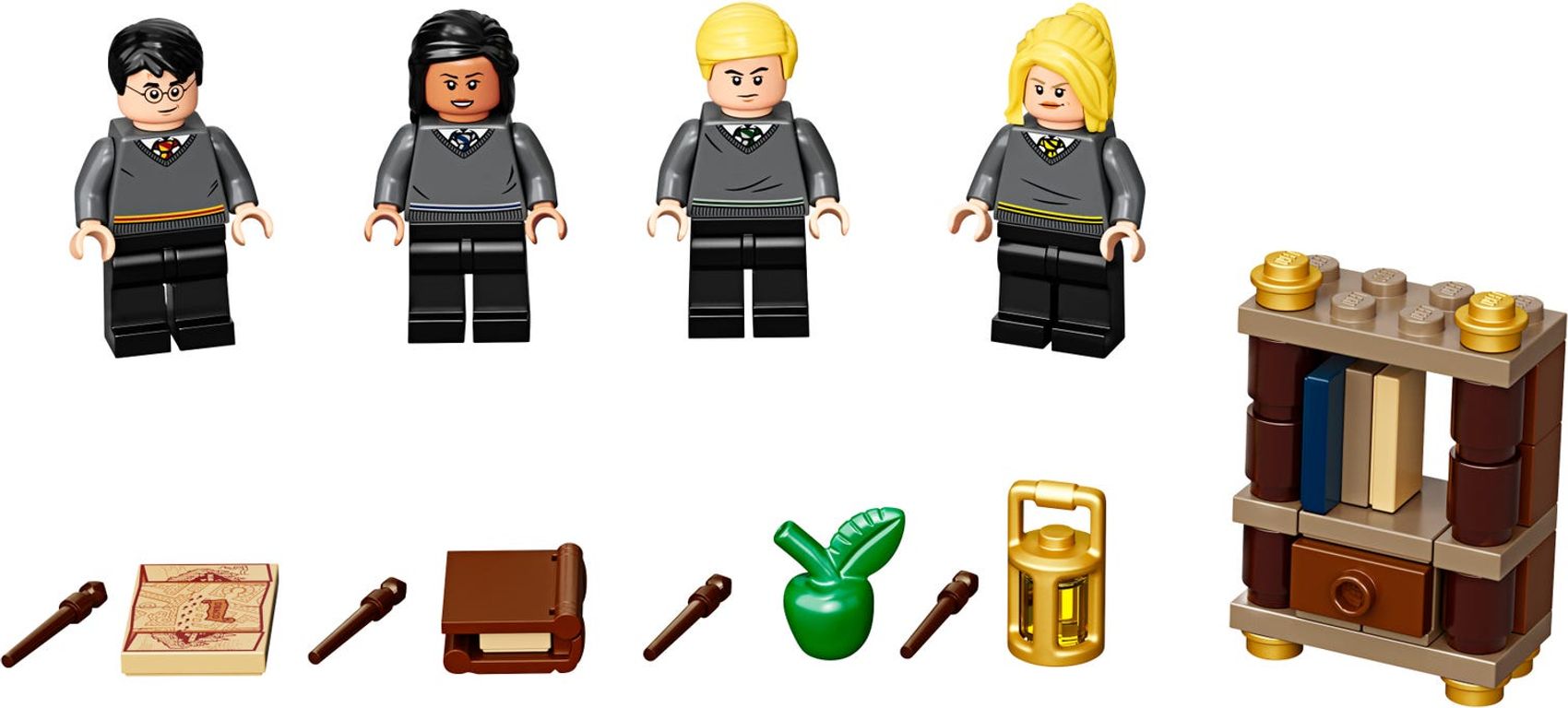 LEGO® Harry Potter™ Hogwarts™ Students Acc. Set components