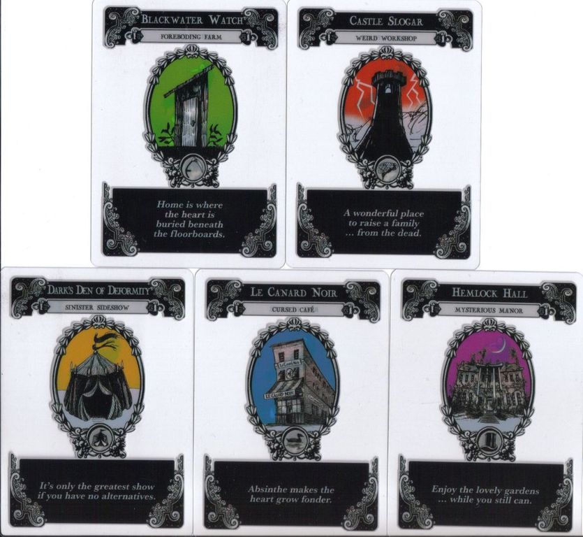 Gloom: Unhappy Homes cards