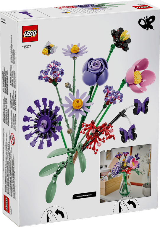 LEGO® Editions Olivia Rodrigo's Flower Bouquet back of the box