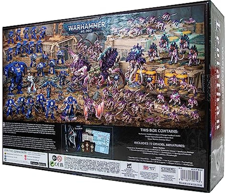 Warhammer 40,000: Leviathan parte posterior de la caja