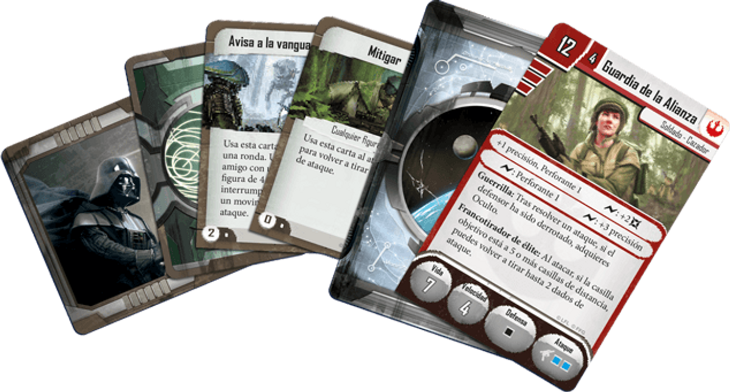 Star Wars: Imperial Assault - Alliance Rangers Ally Pack cards