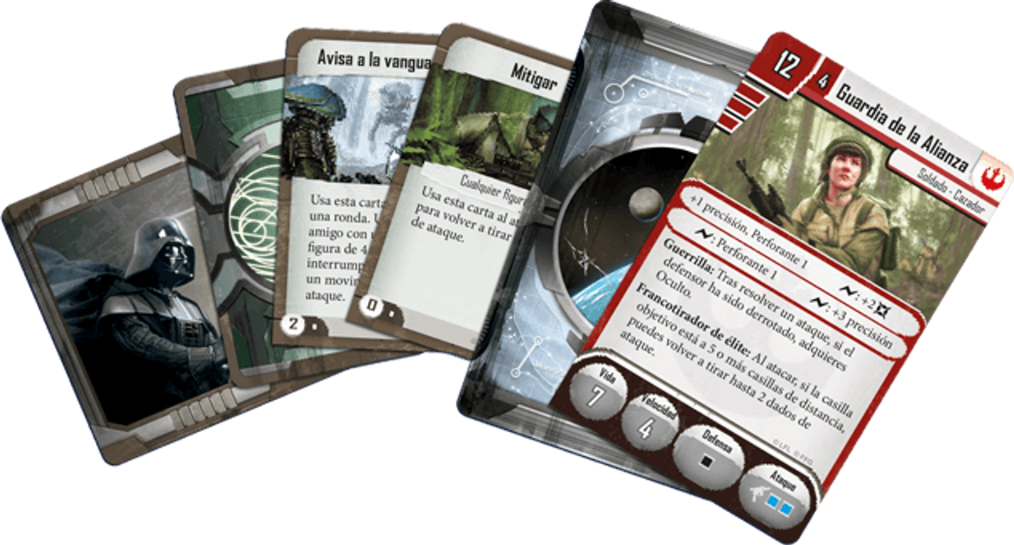 Star Wars: Imperial Assault - Alliance Rangers Ally Pack kaarten