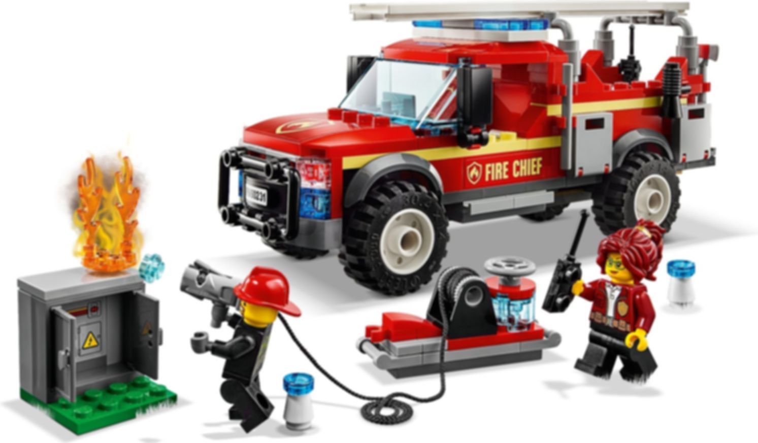 LEGO® City Fire Chief Response Truck gameplay