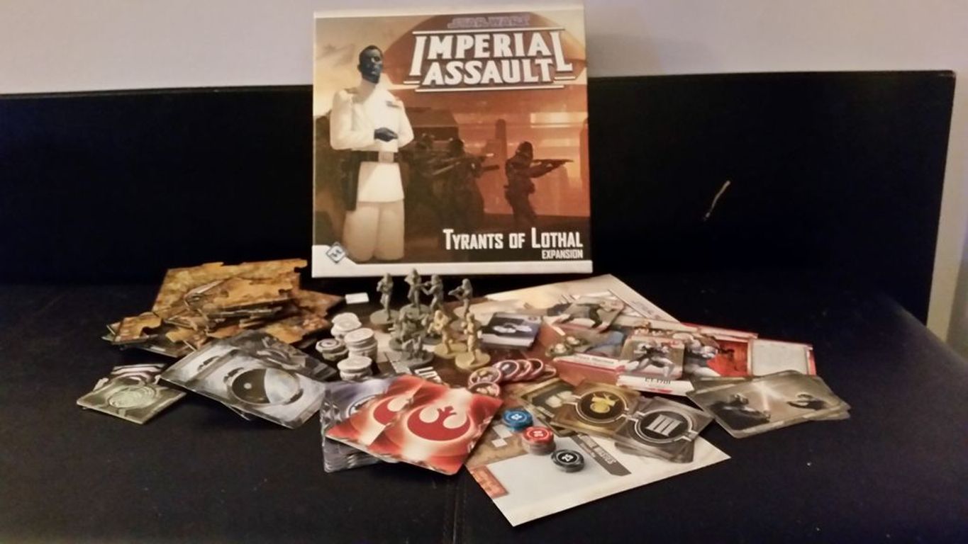 Star Wars: Imperial Assault – Tiranos de Lothal partes