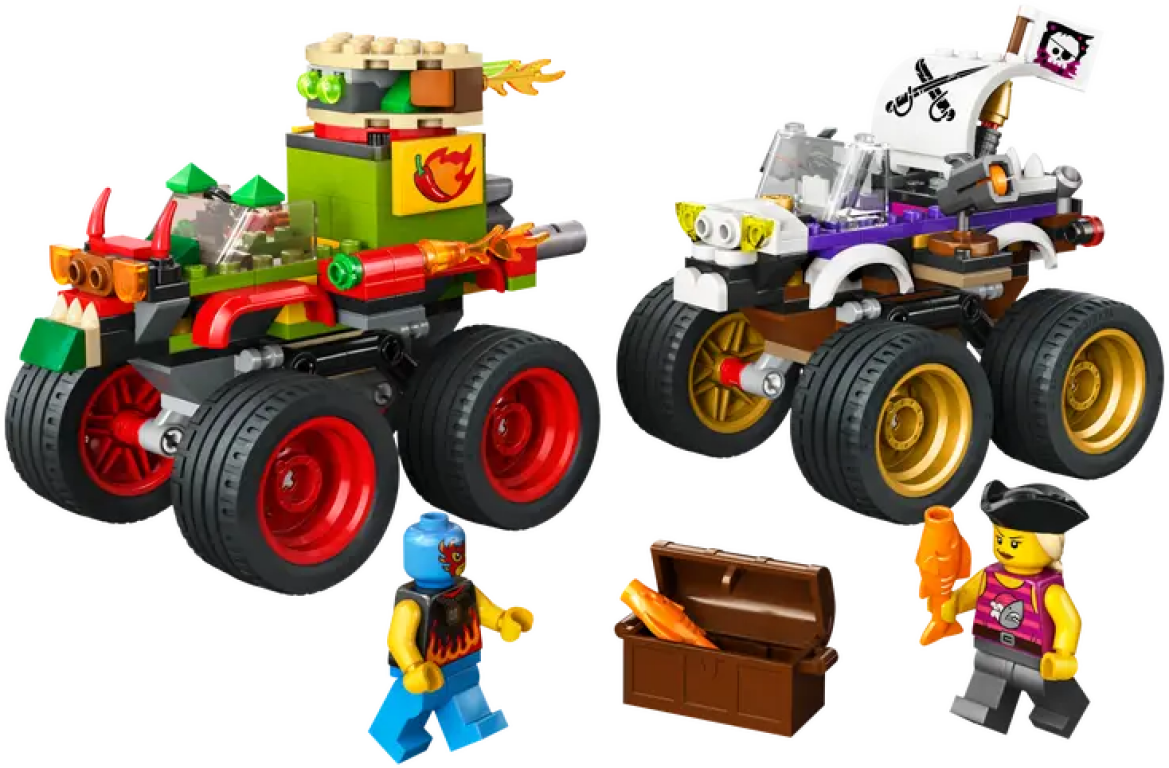 LEGO® City Gara di Monster Truck componenti