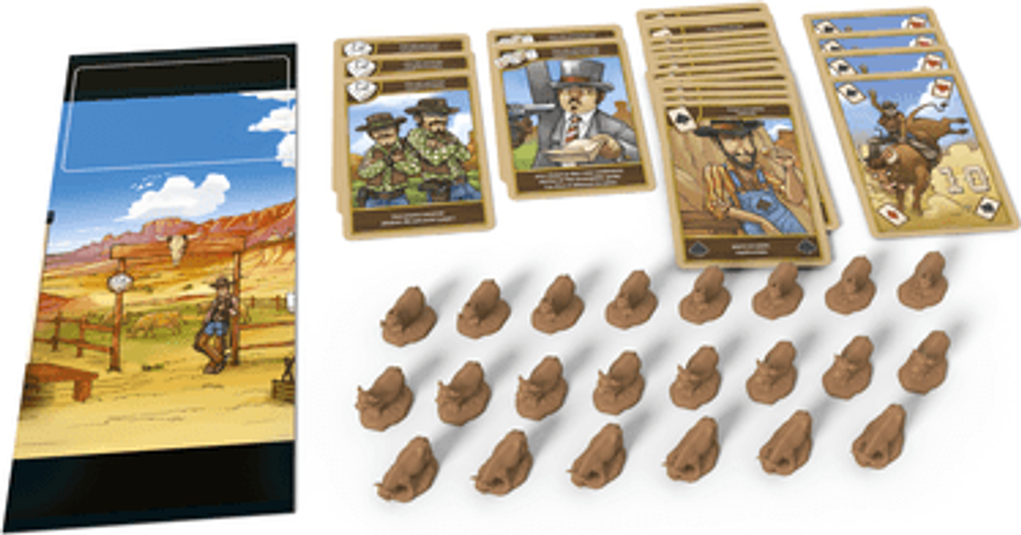 Dice Town: Cowboys partes