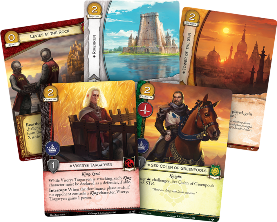 A Game of Thrones: The Card Game (Second Edition) - Across the Seven Kingdoms cards