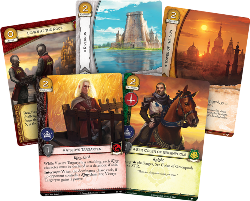 A Game of Thrones: The Card Game (Second Edition) - Across the Seven Kingdoms cartas