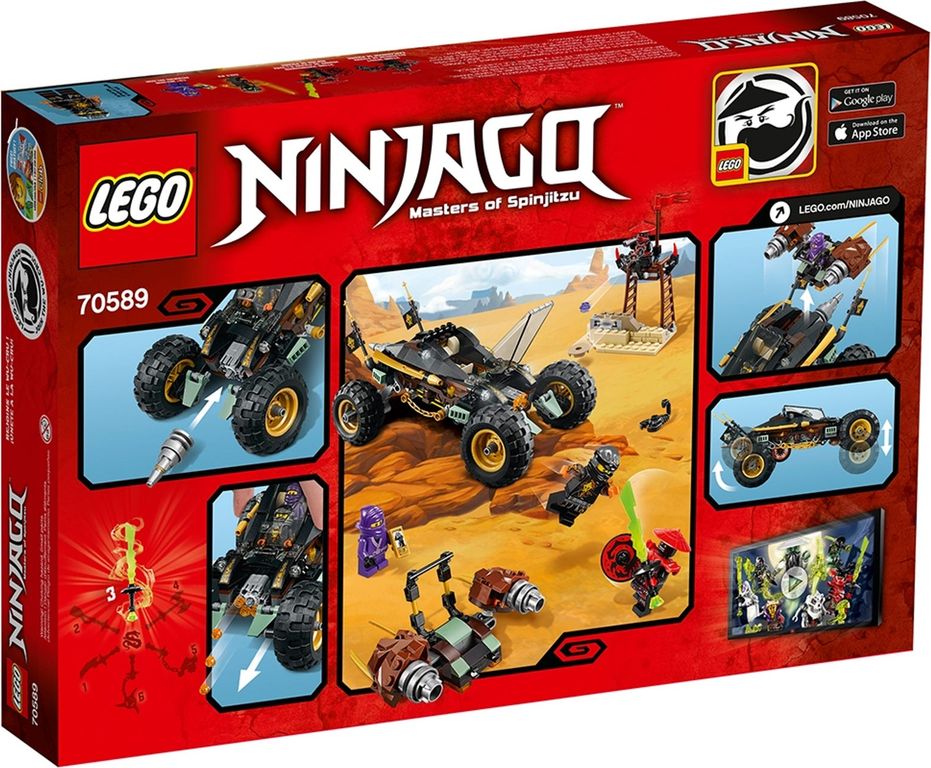 LEGO® Ninjago Rocoterreno parte posterior de la caja