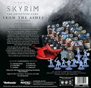 The Elder Scrolls V: Skyrim – The Adventure Game: From the Ashes Expansion parte posterior de la caja