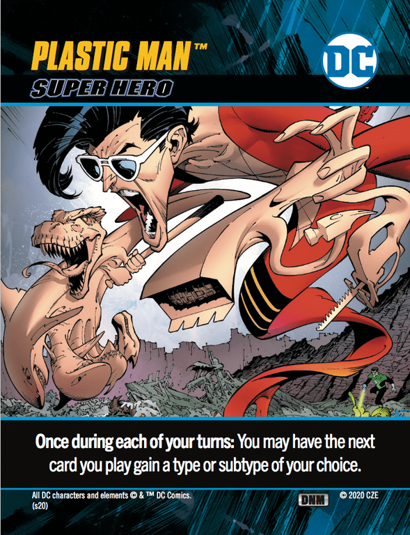 DC Comics Deck-Building Game: Dark Nights - Metal Plastic man kaart