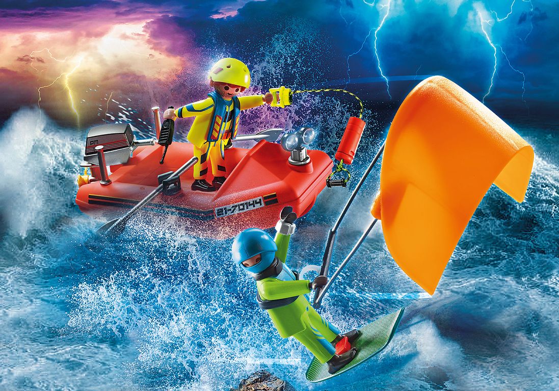 Playmobil® City Action Kitesurfer Rescue with Speedboat