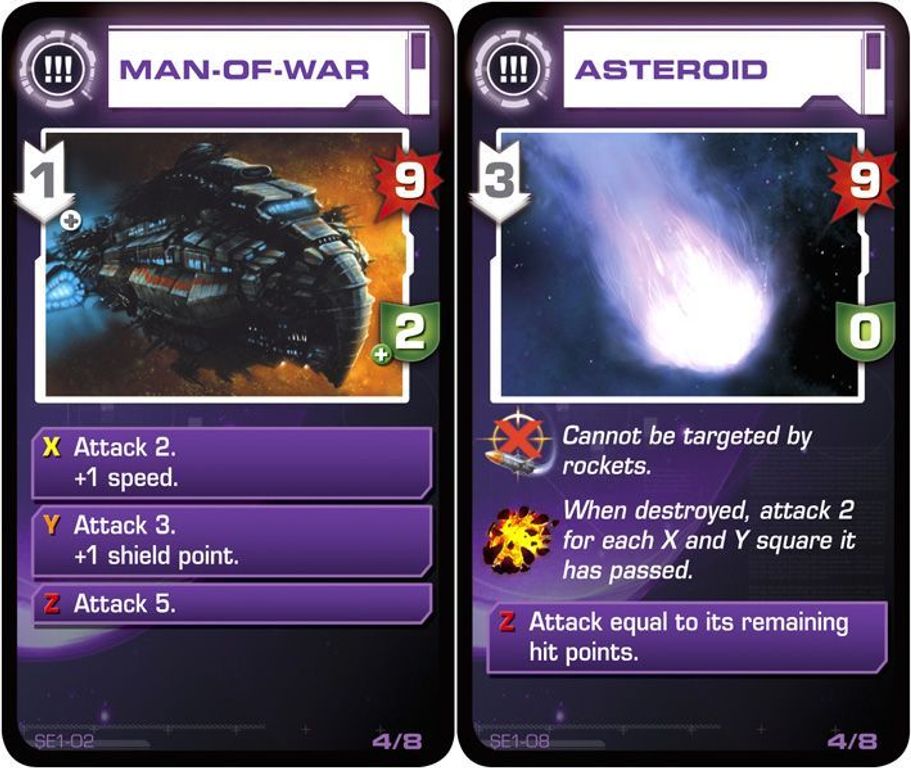 Space Alert cards