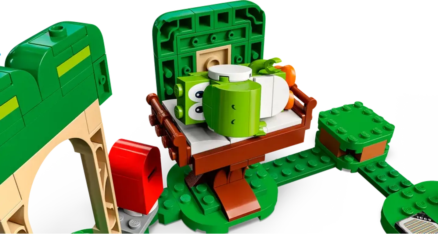 LEGO® Super Mario™ Yoshi’s Gift House Expansion Set components