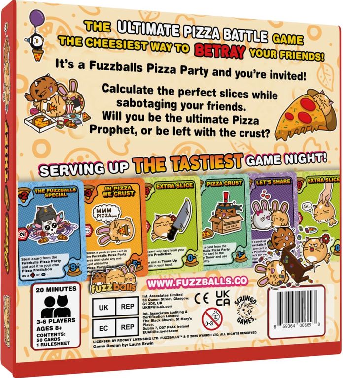 Pizza Thief dos de la boîte