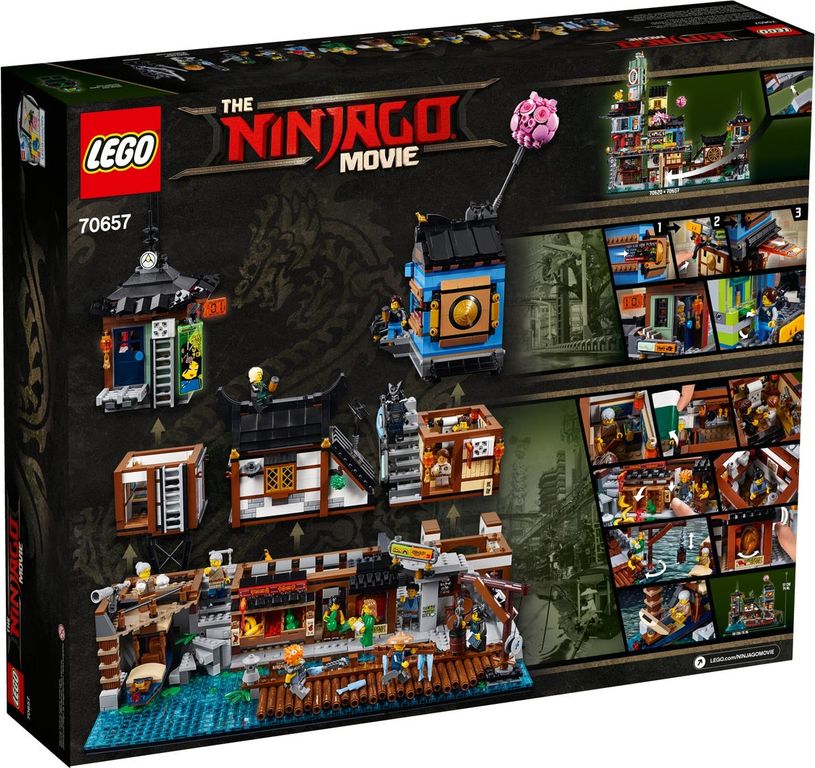 LEGO® Ninjago City Hafen rückseite der box