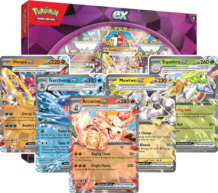 Pokémon TCG: Premium Collection: Tera Team EX cartes