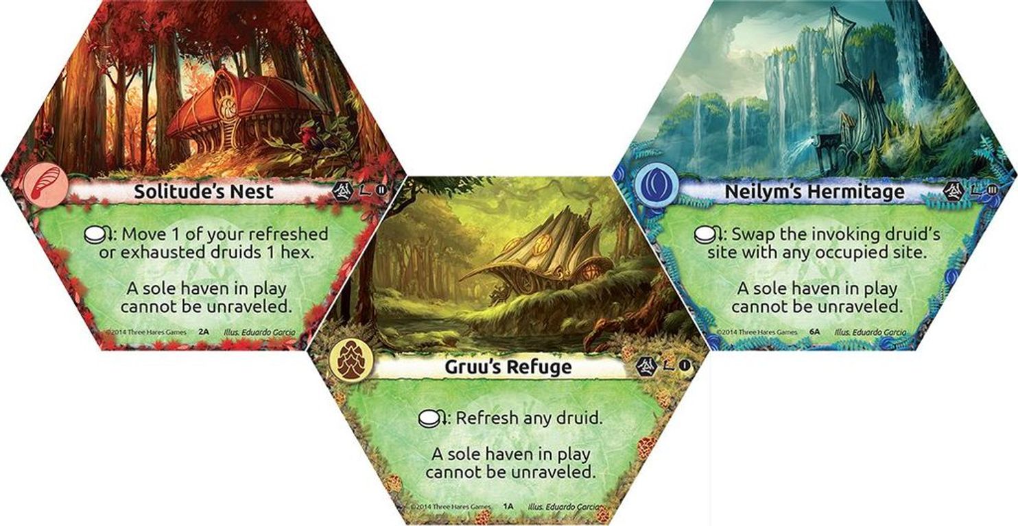 Lagoon: Land of Druids tiles