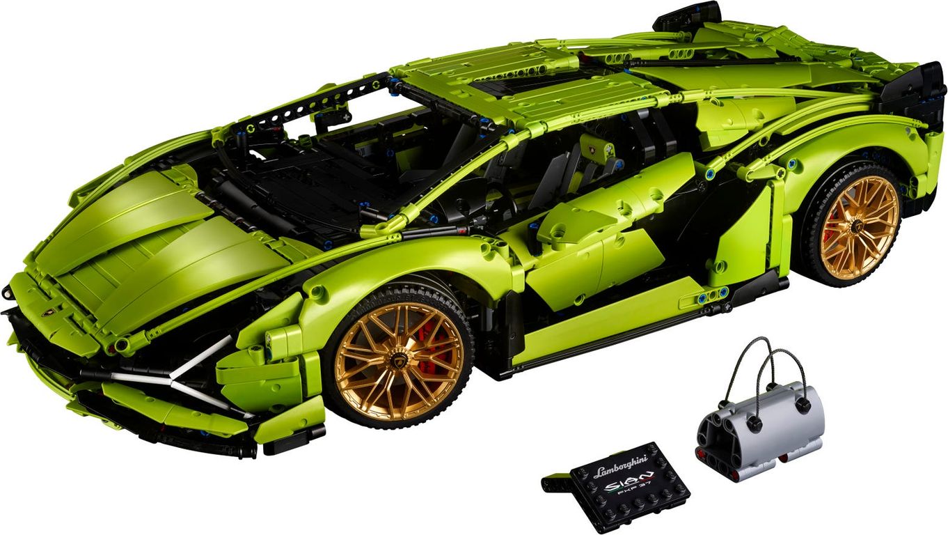 LEGO® Technic Lamborghini Sián FKP 37 components