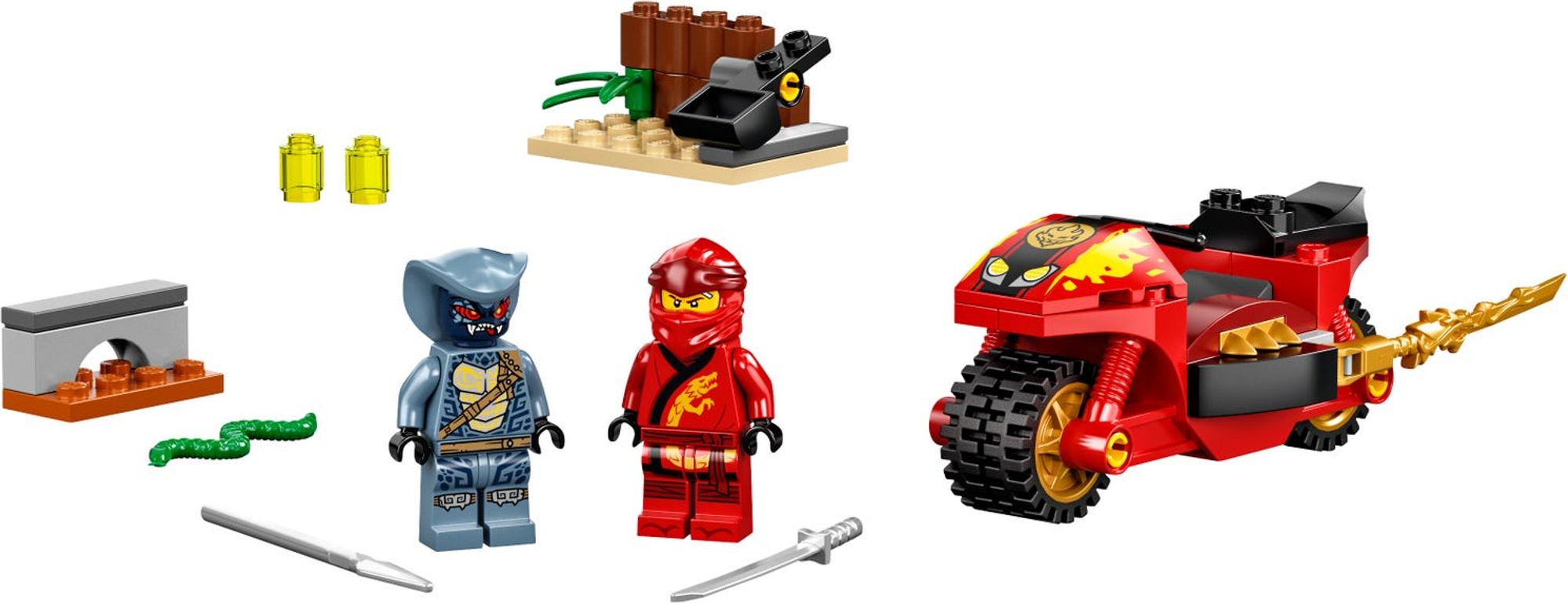 LEGO® Ninjago La moto di Kai componenti