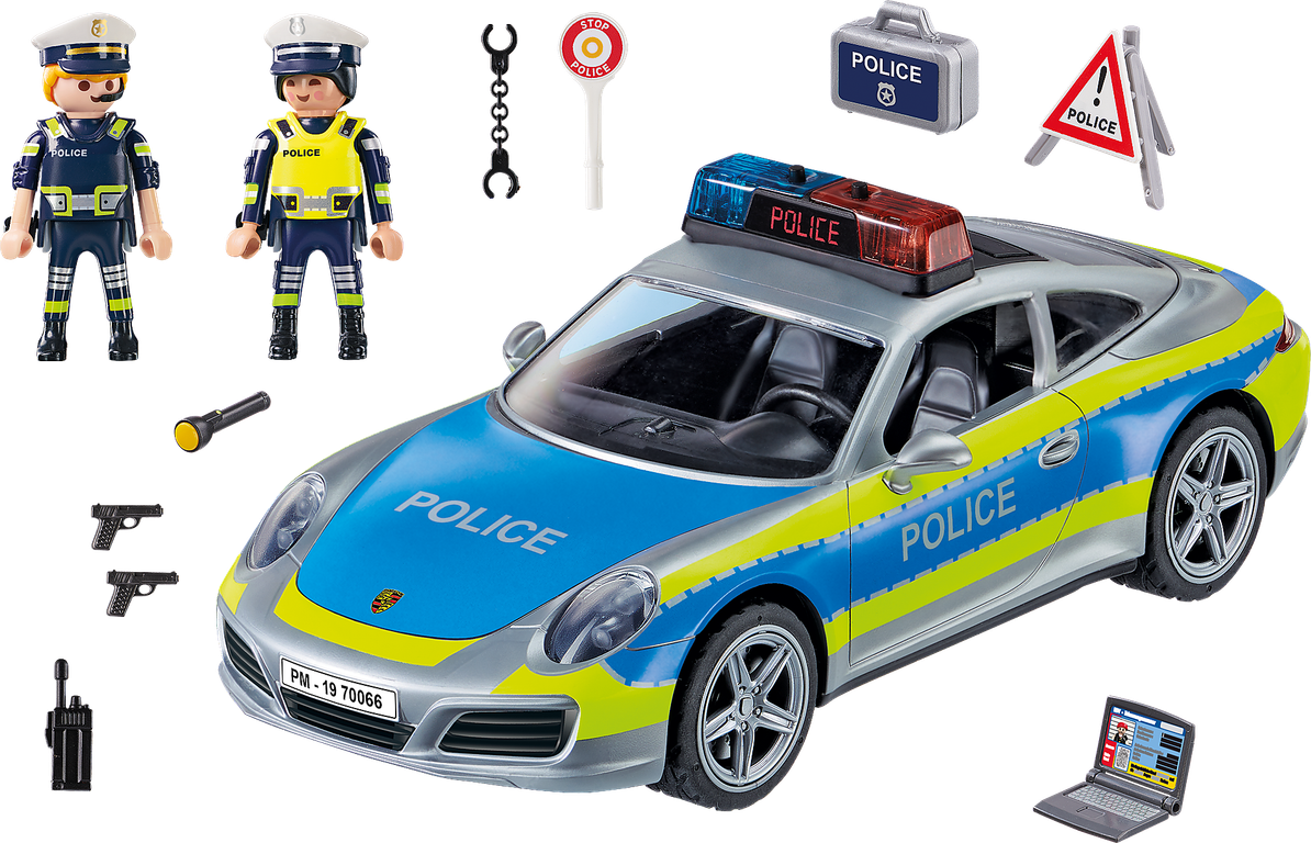 Playmobil® Porsche Porsche 911 Carrera 4S Police components