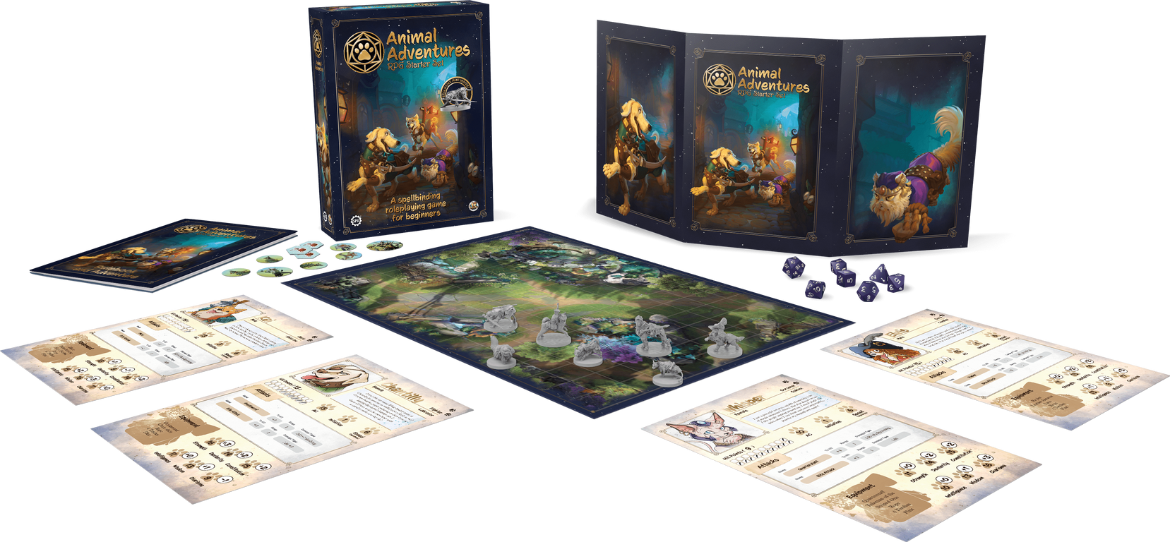 Animal Adventures Starter Set componenten