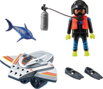 Playmobil® City Action Redding op zee: duikscooter in de reddingsmissie componenten