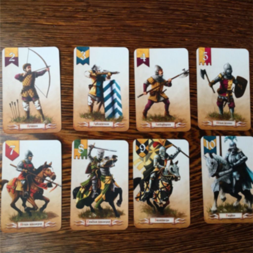 Battle Line: Medieval karten
