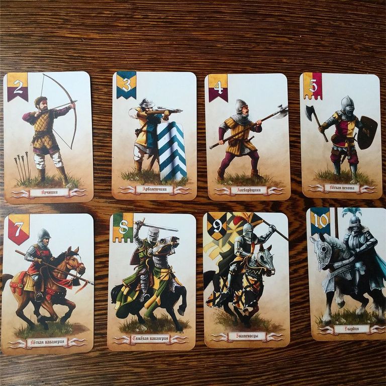 Battle Line: Medieval cards