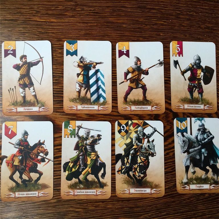 Battle Line: Medieval cartas