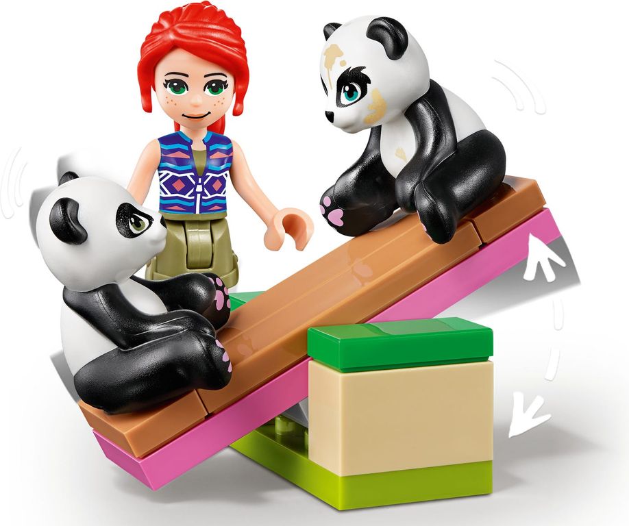 LEGO® Friends La cabane des pandas dans la jungle composants