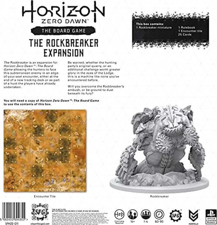 Horizon Zero Dawn: The Rockbreaker Expansion torna a scatola