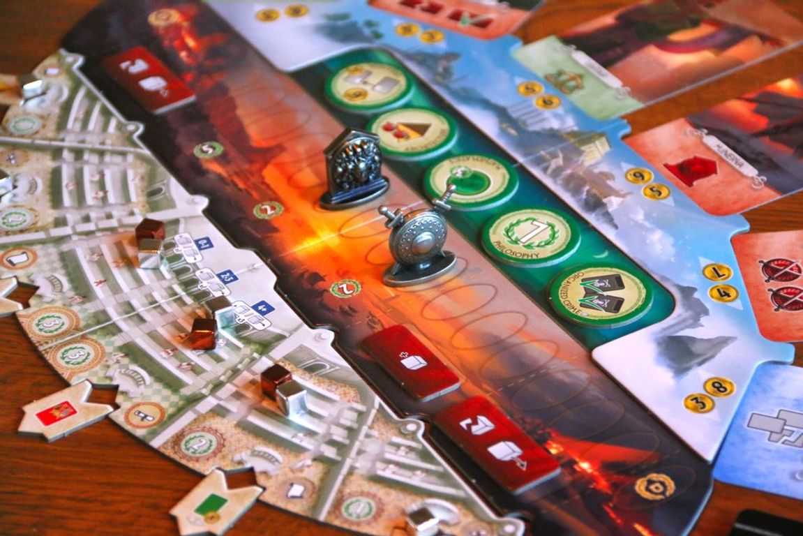 7 Wonders Duel: Agora components
