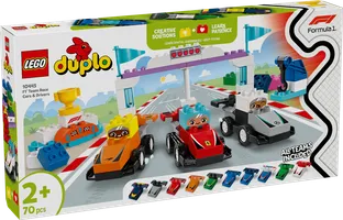 LEGO® DUPLO® F1 Team Race Cars & Drivers